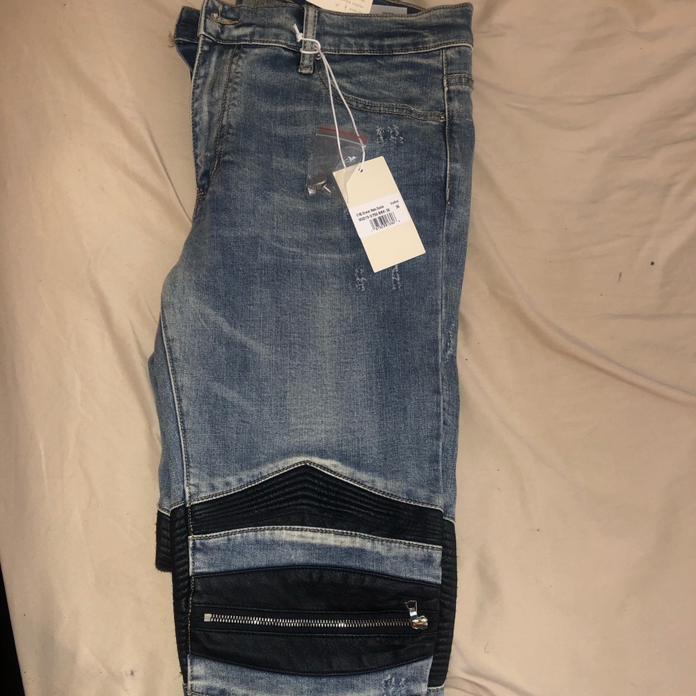 MMML skinny biker jeans size 36 Brand new